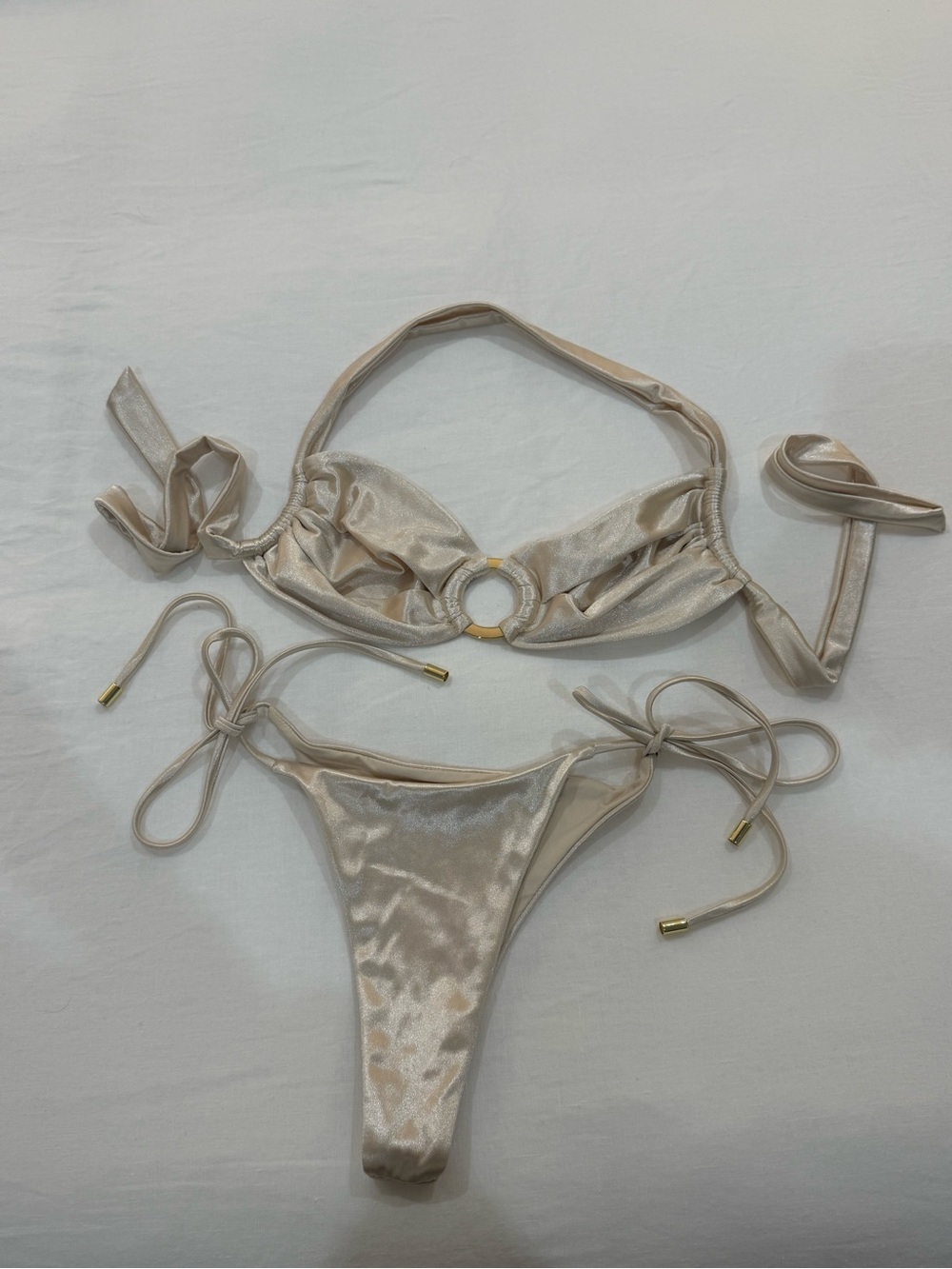 Monday Swimwear Champagne Bikini - BRAND NEW SIZE SMALL